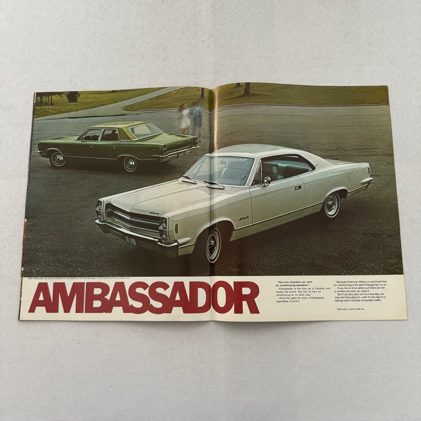 1968 American Motors AMC Brochure Catalog Javelin Rebel American Ambassador AMX