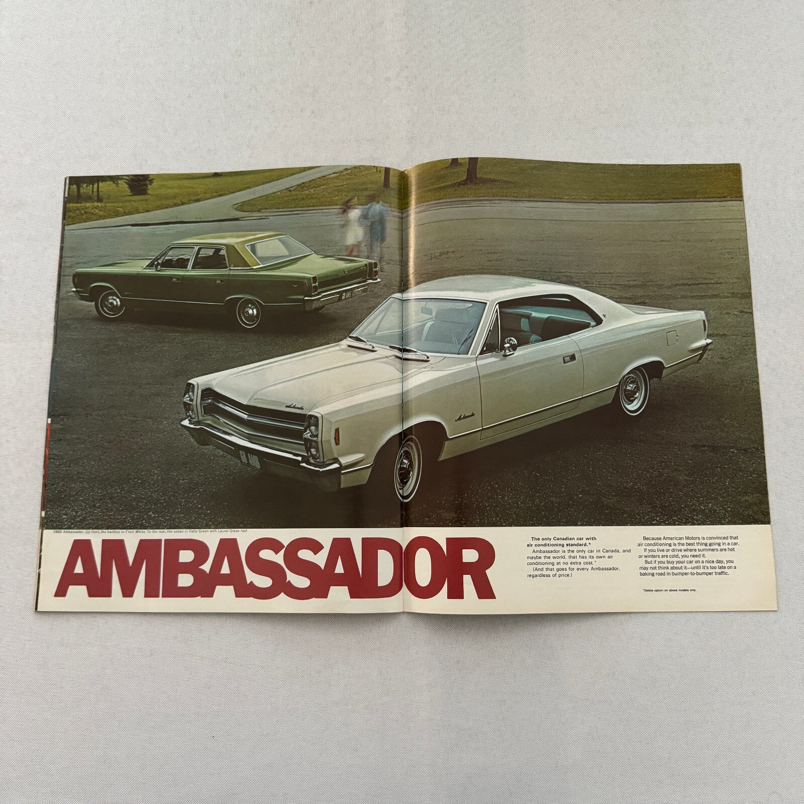 1968 American Motors AMC Brochure Catalog Javelin Rebel American Ambassador AMX