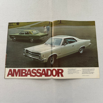 1968 American Motors AMC Brochure Catalog Javelin Rebel American Ambassador AMX