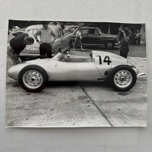 Porsche F2 Avus 1959 Racing Photo Photograph Vintage Image Modern Print