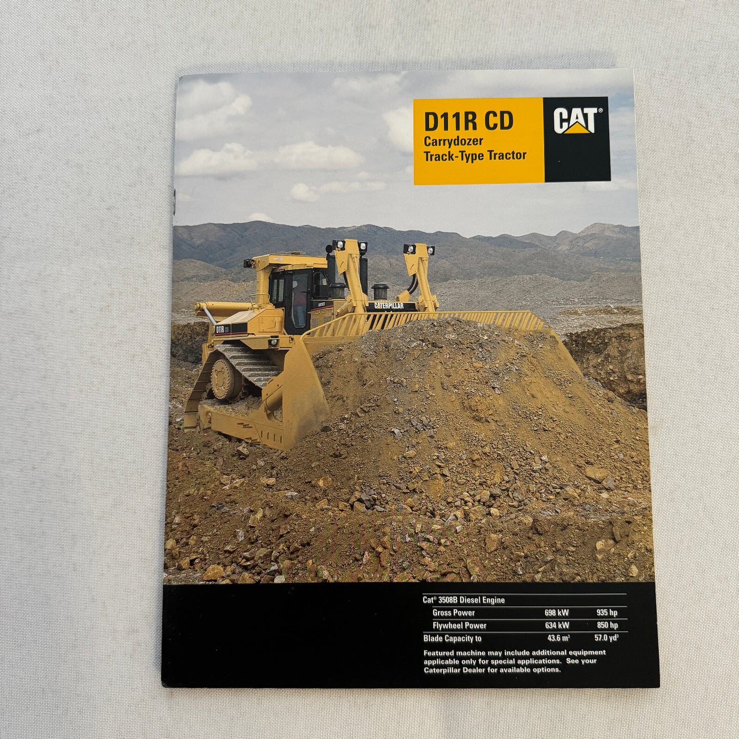 Caterpillar Cat D11R CD Carrydozer Tractor Construction Equipment Brochure