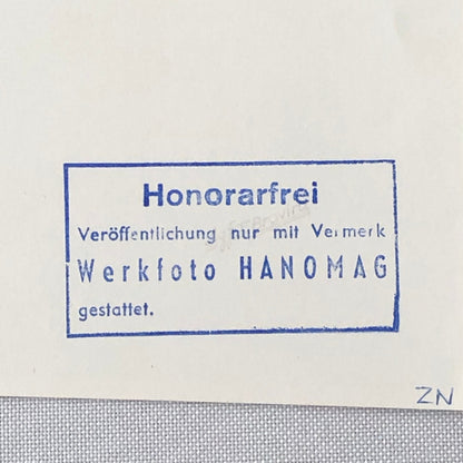 Vintage 1957 Hanomag L28 Truck Factory Photo Photograph Print 