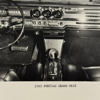 Vintage 1965 Pontiac Grand Prix Interior Car Automobile Photo Photograph Print