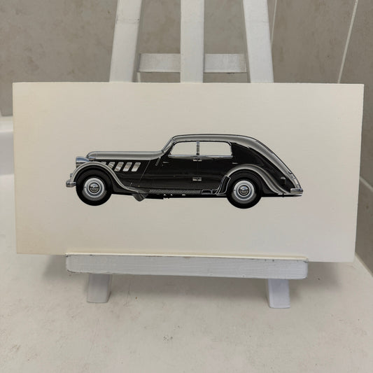 1933 Rohr 8 Type F Automobile Illustration Art Drawing Hand Drawn