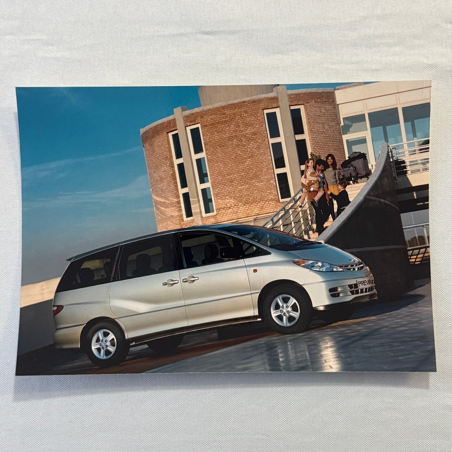 Toyota Previa Van Factory Press Photo Photograph Lot 2x