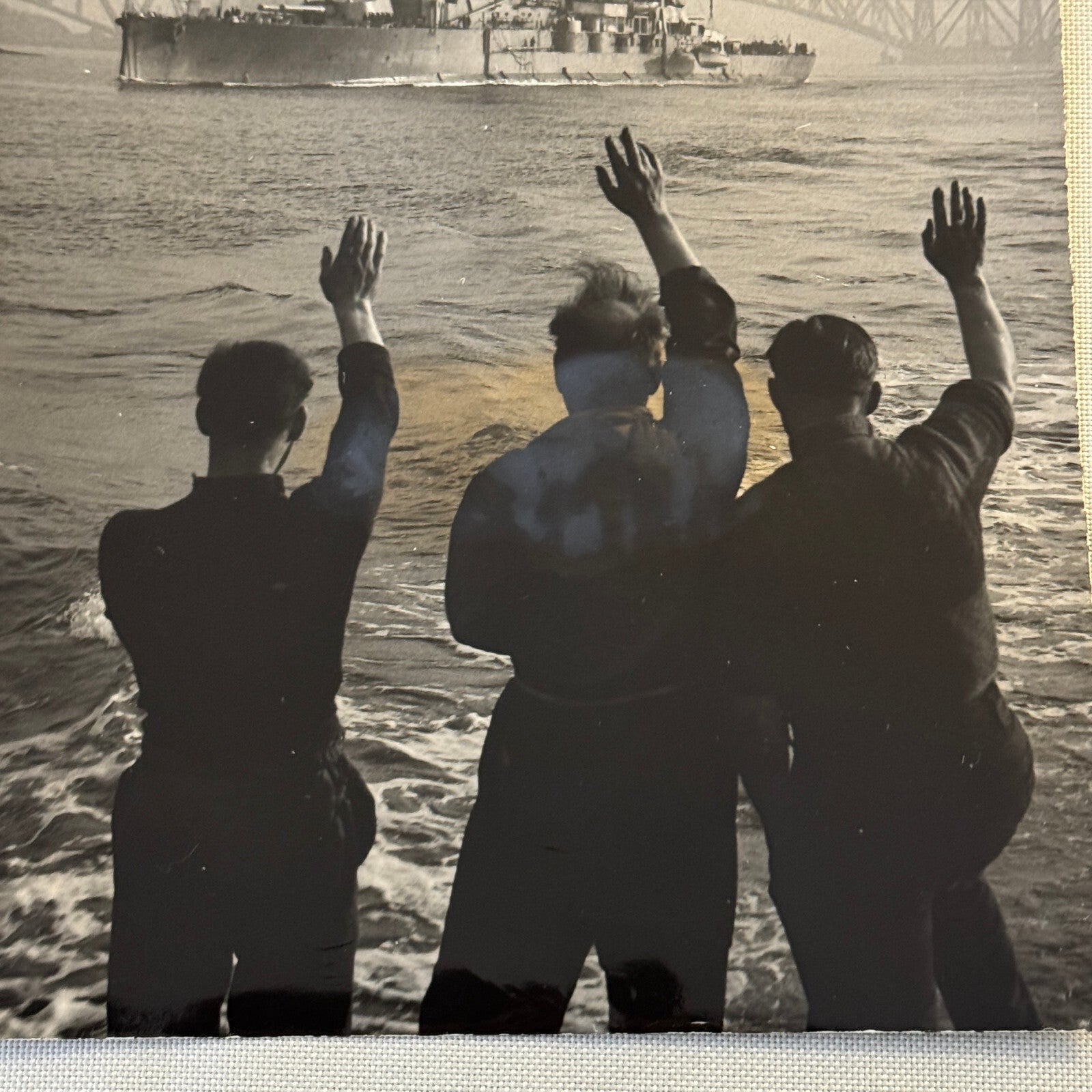 Vintage Military Ship Boat Photo Photograph Print HMS Royal Sovereign British