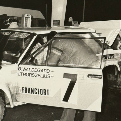 1980 Rallye Monte Carlo Press Photo Photograph DPPI Fiat 131 Abarth Car