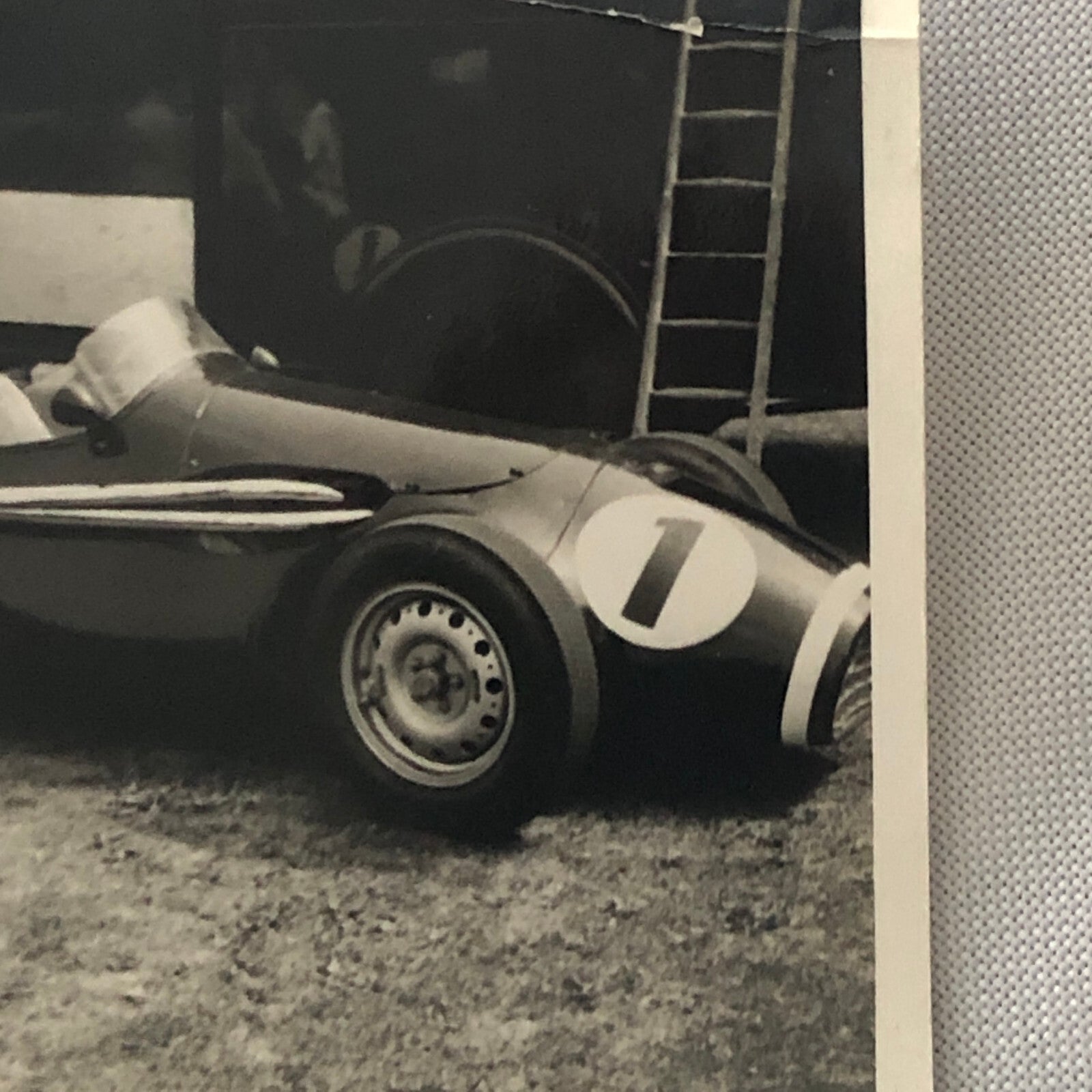 Vintage Racing Car Photo Photograph Print - Tag17313