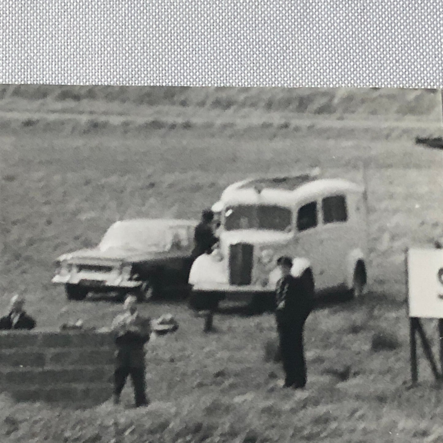 Vintage Bernard Cahier Racing Photo Photograph John Surtees Lola Chevrolet + 