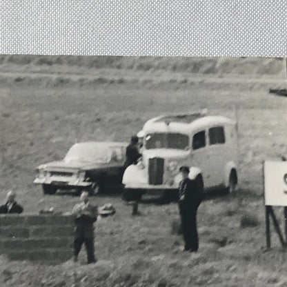 Vintage Bernard Cahier Racing Photo Photograph John Surtees Lola Chevrolet + 