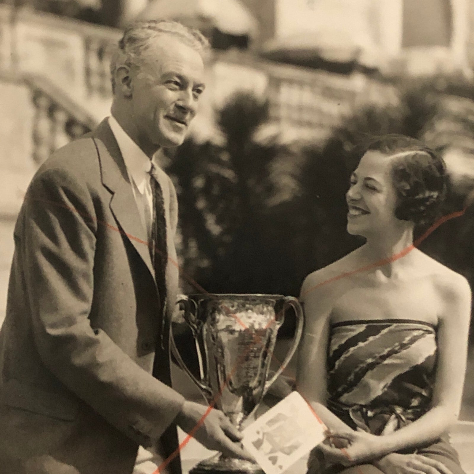 Vintage Press Photo Woman Bridge Championship Winner Underwood & Underwood