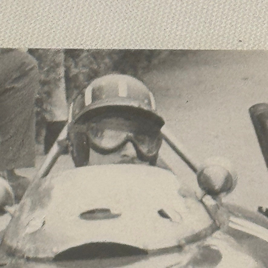 Vintage Racing Photo Graham Hill BRM Car Monaco Grand Prix 1962 Photograph