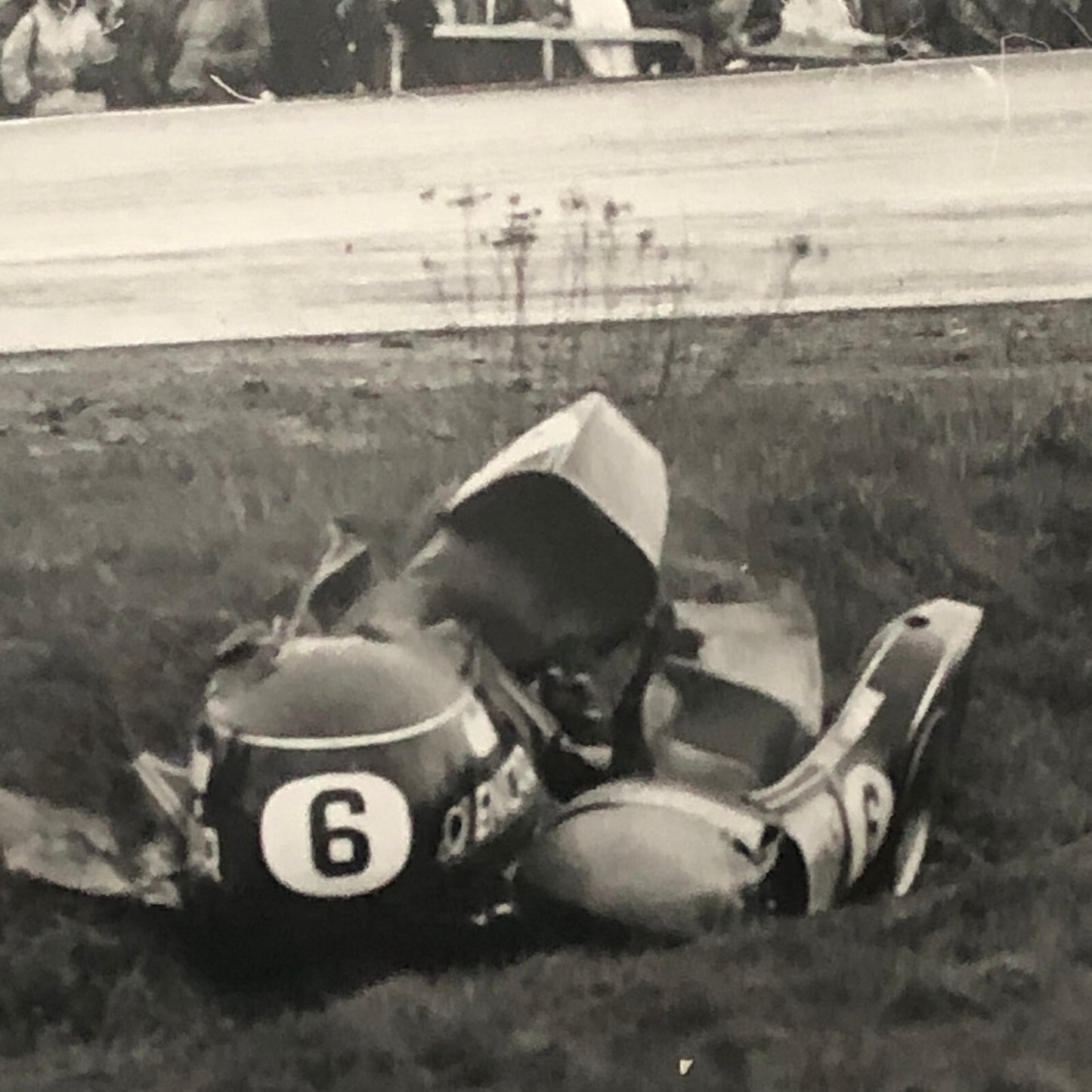Motorcycle Sidecar Racing Crash Accident Photo Lot 4x German Rudi Kurth Dane Row