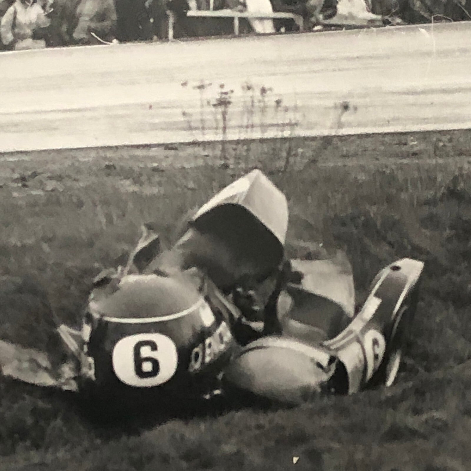 Motorcycle Sidecar Racing Crash Accident Photo Lot 4x German Rudi Kurth Dane Row