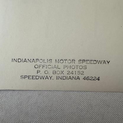 Vintage Indy 500 Racing Photo Oldsmobile 88 Official Pace Car Photograph