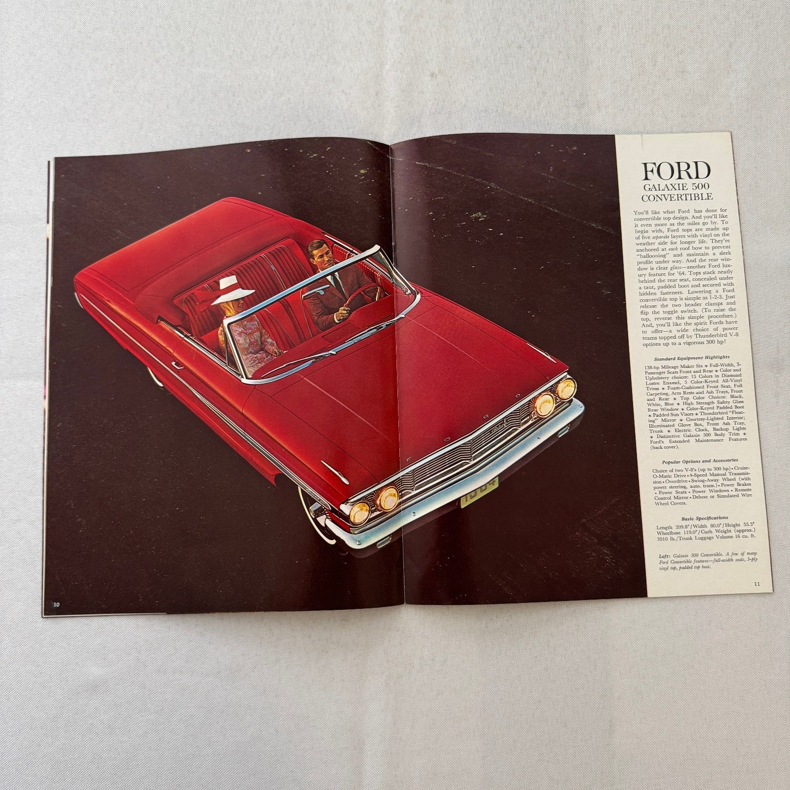 1964 Ford Car Sales Brochure Catalog Canadian Galaxie Custom 500 Station Wagon
