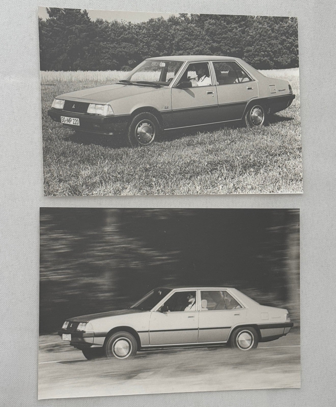 Vintage Mitsubishi Car Press Kit Photos Brochure Galant Lancer Turbo Colt GERMAN