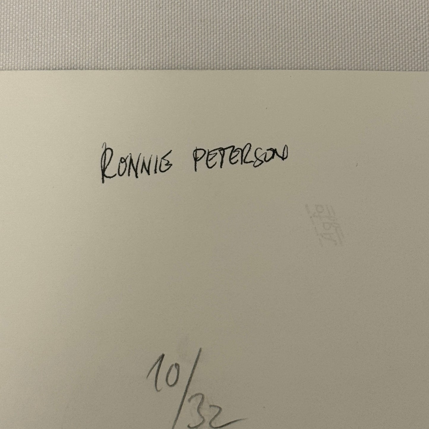 Vintage Racing Photo 1971 Hockenheim F2 Race Ronnie Peterson Driver Motorsport