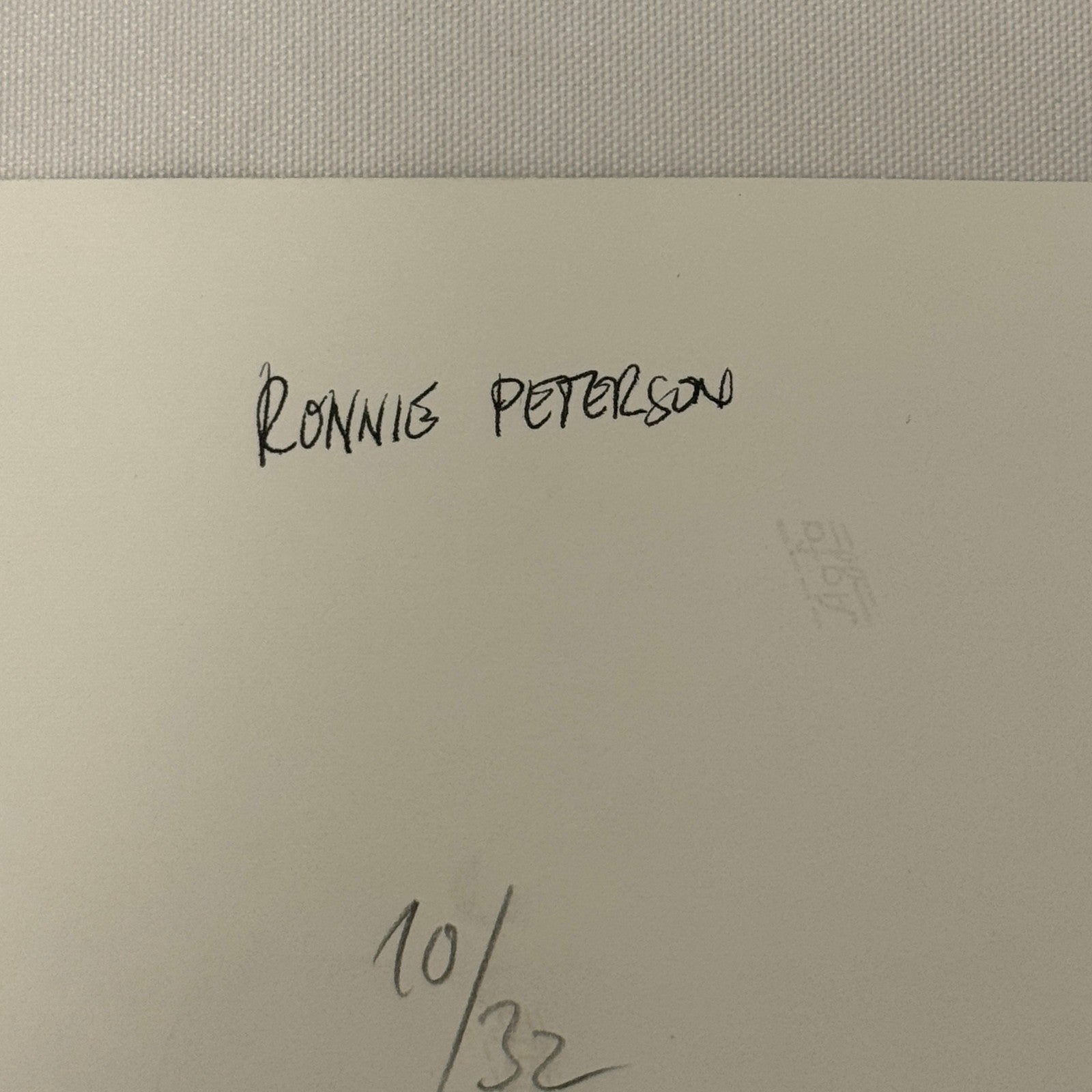 Vintage Racing Photo 1971 Hockenheim F2 Race Ronnie Peterson Driver Motorsport