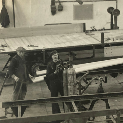 Antique Vintage Factory Company Photo Photograph Lot of 5 ERGO Trailer Denmark 