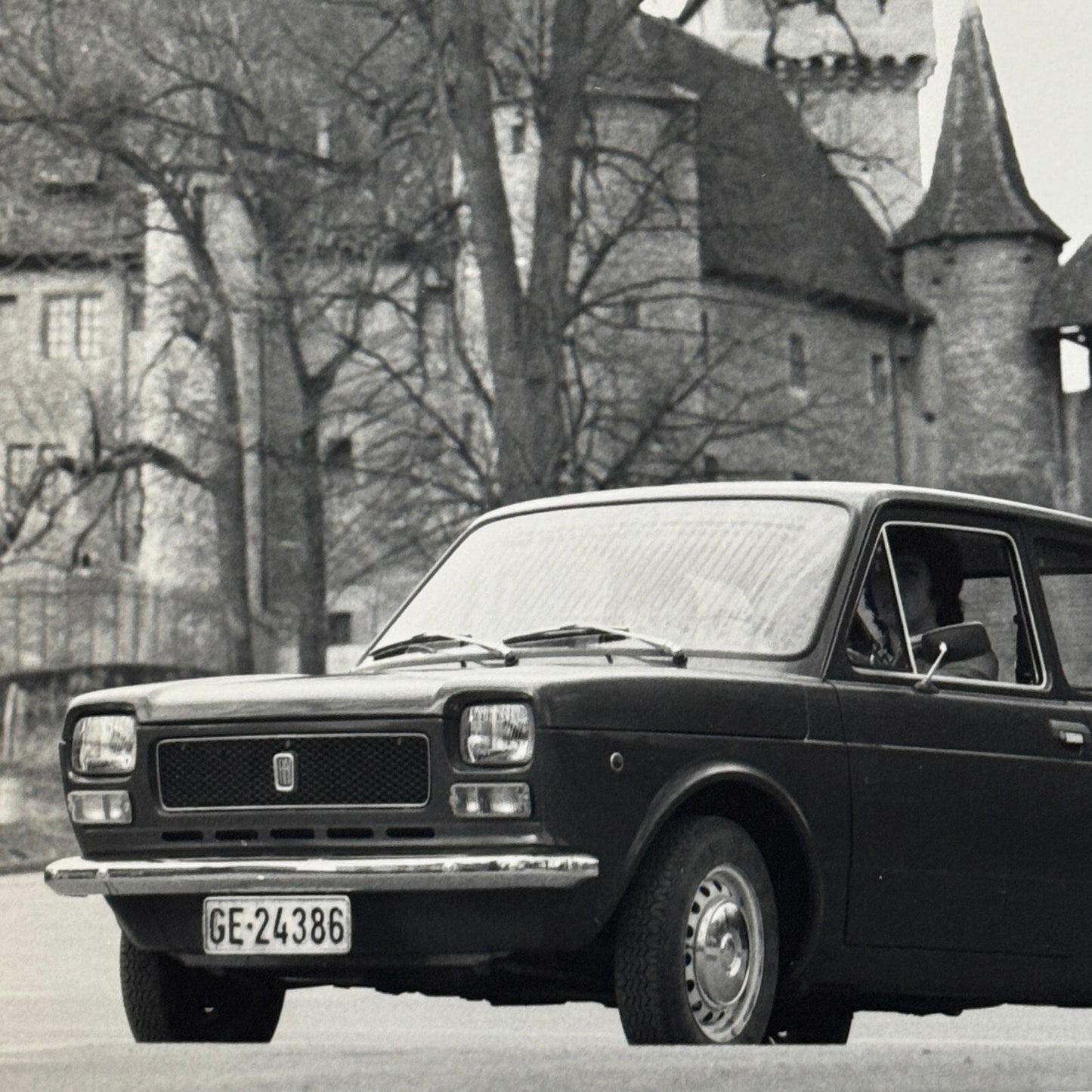 Fiat 127 Car Factory Press Photo Photograph Print Vintage