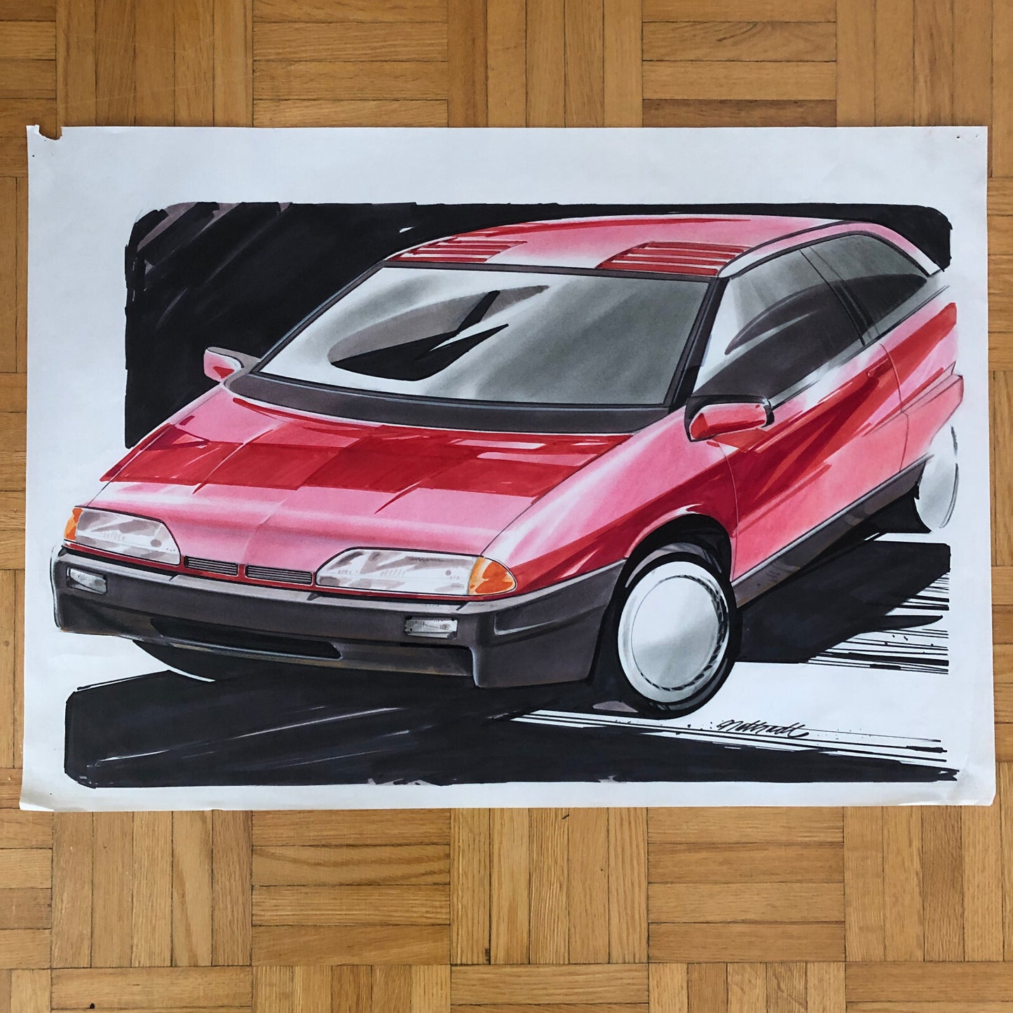 Styling Concept Automobile Illustration Art Drawing Sketch Nottrodt