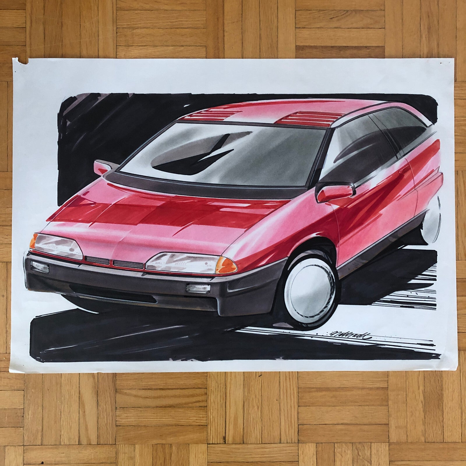 Styling Concept Automobile Illustration Art Drawing Sketch Nottrodt