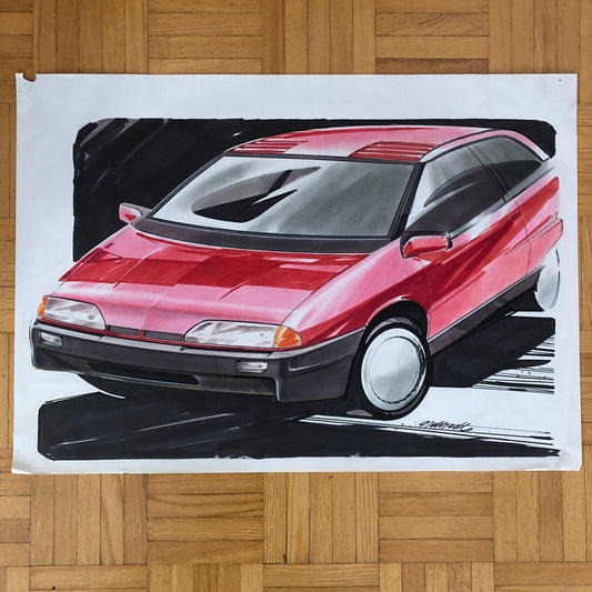 Styling Concept Automobile Illustration Art Drawing Sketch Nottrodt