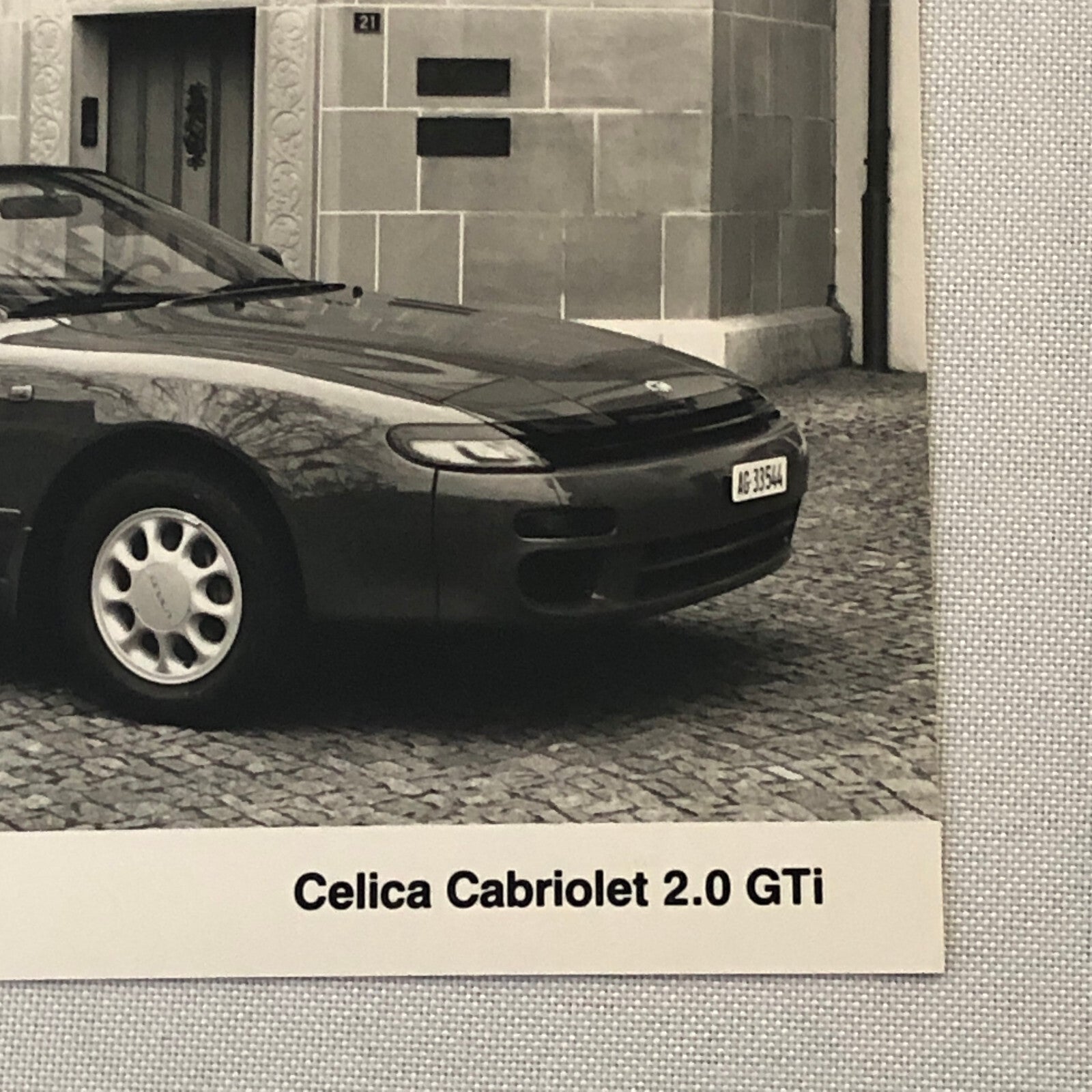 Toyota Celica Cabriolet Convertible GTi Car Factory Press Photo Photograph