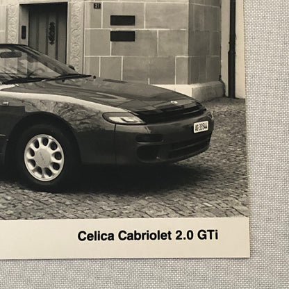 Toyota Celica Cabriolet Convertible GTi Car Factory Press Photo Photograph