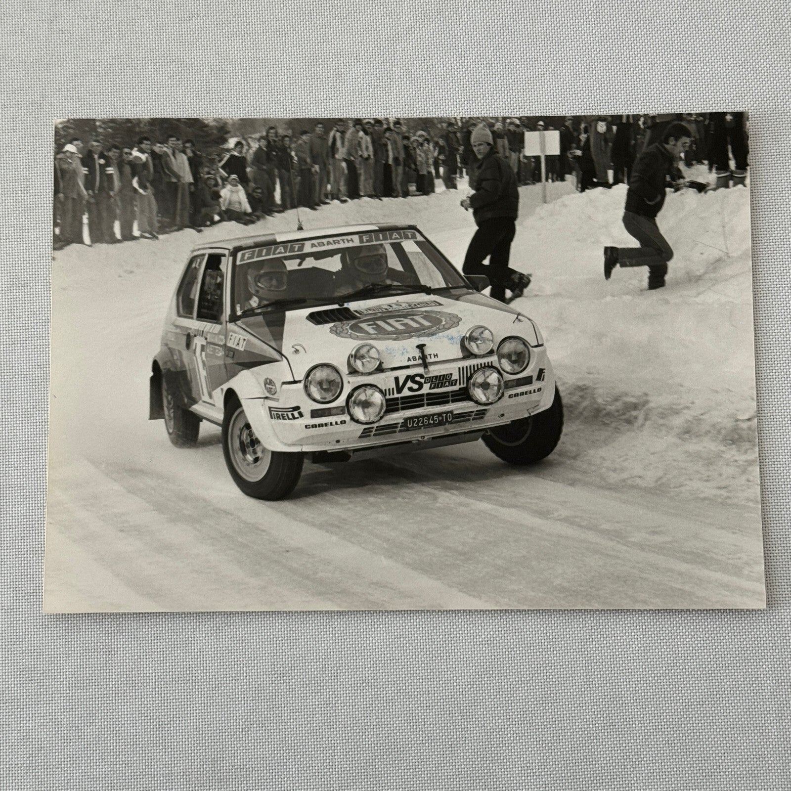1980 Rallye Monte Carlo Press Photo Photograph DPPI Fiat Ritmo Abarth Car