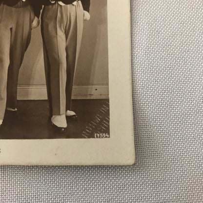 Vintage Dance Troupe Dancer Dancing Circus Real Photo Postcard Post Card RPPC