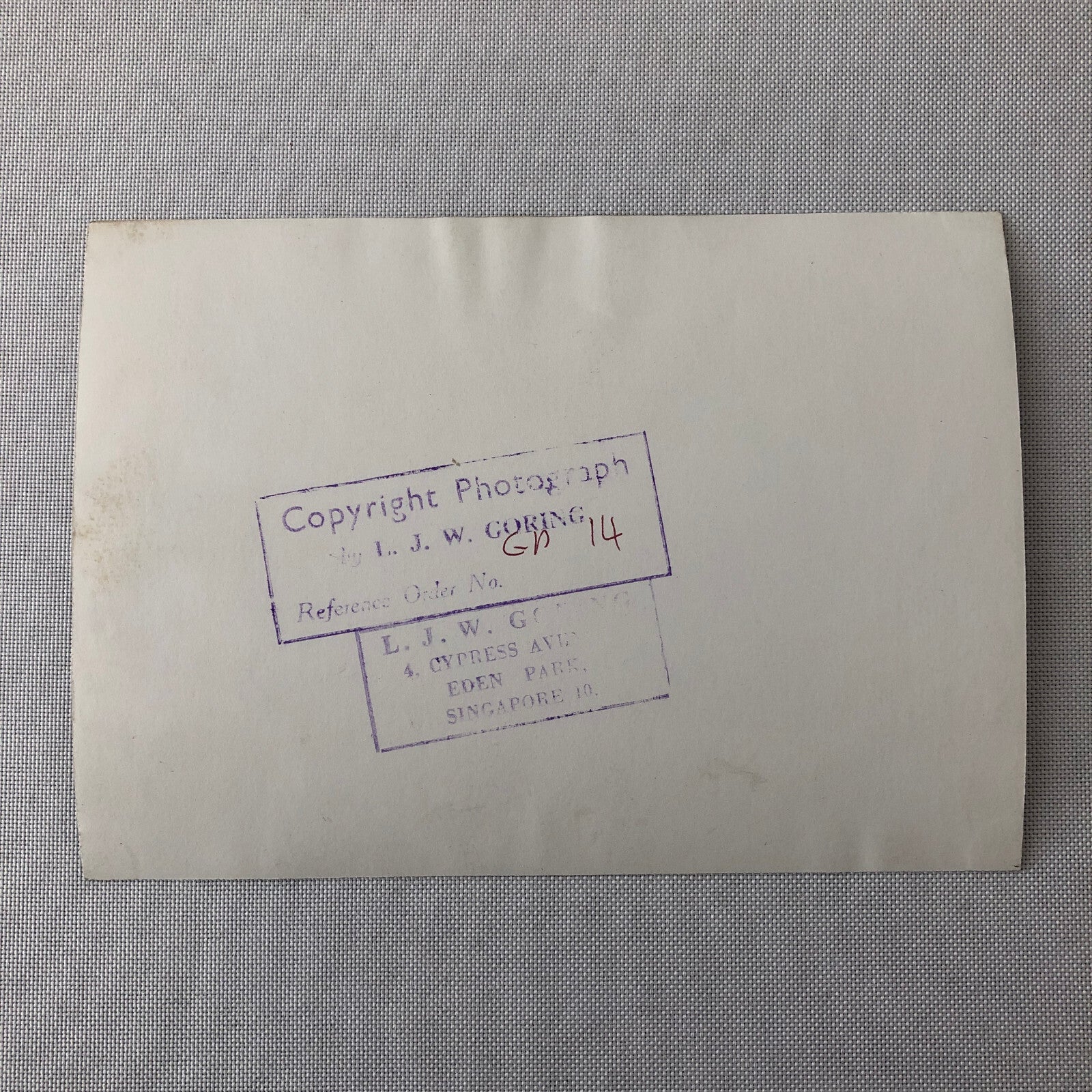 Vintage Car Racing Photo Photograph Print - IJW Goring Photo