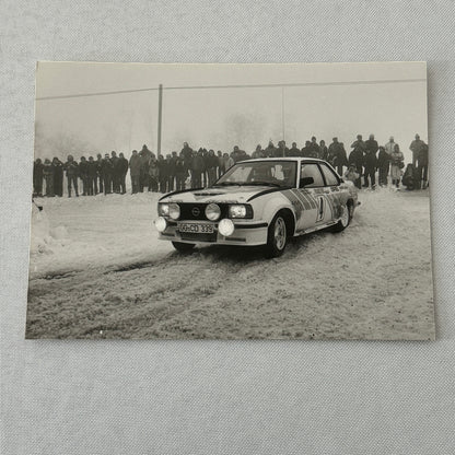 1980 Rallye Monte Carlo Press Photo Photograph DPPI Opel Ascona Rally Car