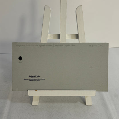 1937 Maybach Zeppelin D5 8 Sport Cabriolet by Spohn Illustration Art Hand Drawn