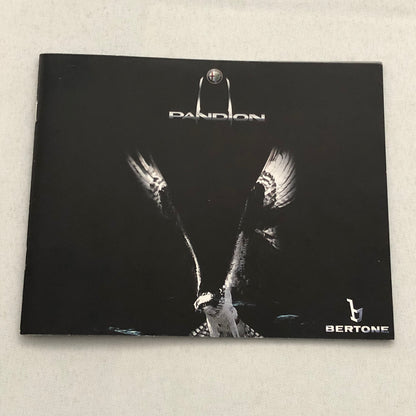 Alfa Romeo Pandion Bertone Concept Car Prototype Sales Brochure Catalog