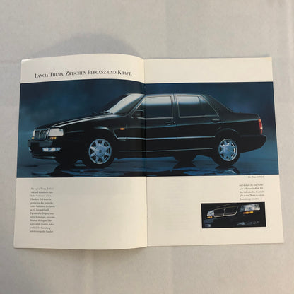 Lancia Thema Car Sales Brochure Catalog German Text