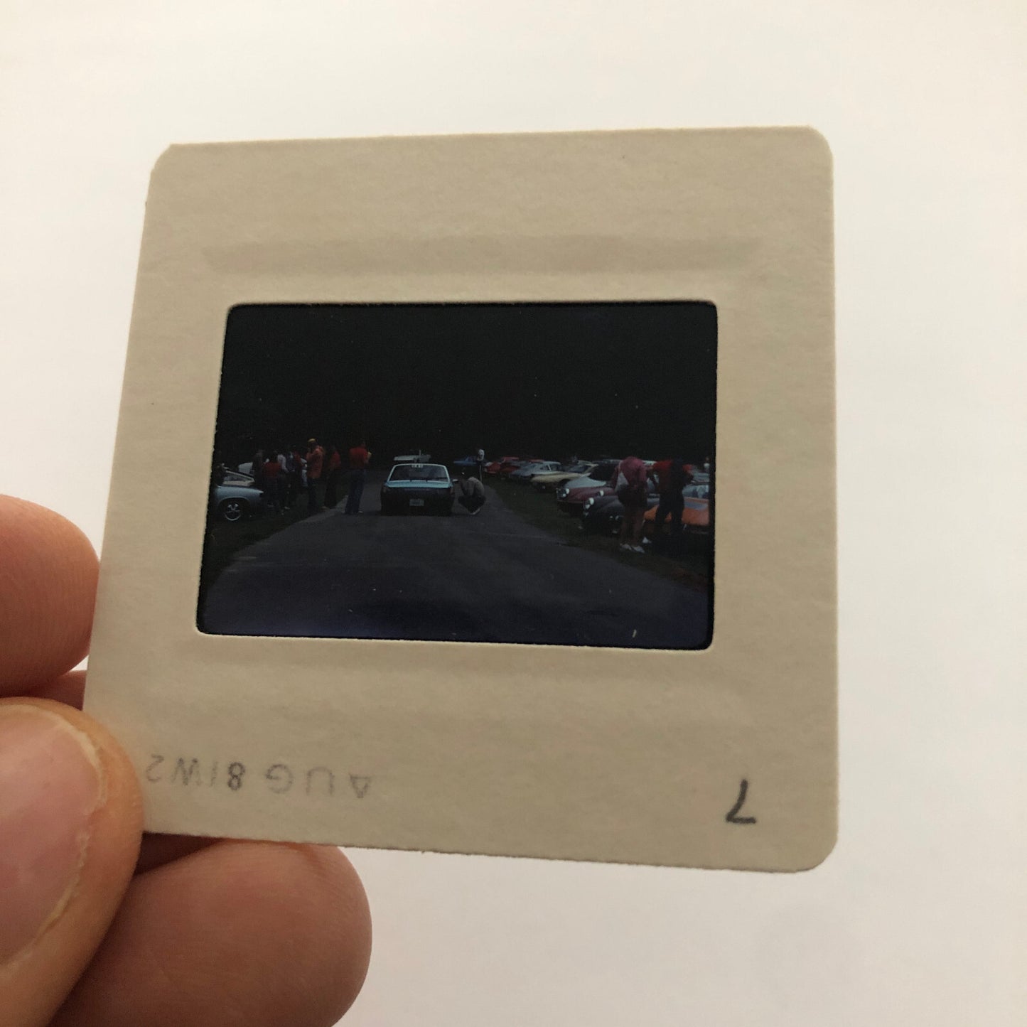 Porsche Car Show 35mm Photo Slide Vintage 1981 Porsche 911 +