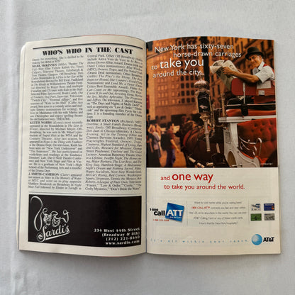 Fuddy Meers Cast Signed Playbill Program Lisa Gorlitsky Keith Nobbs 1999