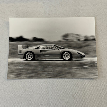 1987 Ferrari F40 Supercar Pininfarina Factory Press Photo Photograph