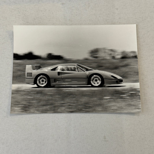 1987 Ferrari F40 Supercar Pininfarina Factory Press Photo Photograph