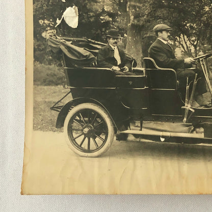 Vintage Photograph Photo Early Antique Car with Driver