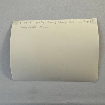 1922 Tourist Trophy TT Race Racing Photo Photograph Vintage WD Hawkes Bentley