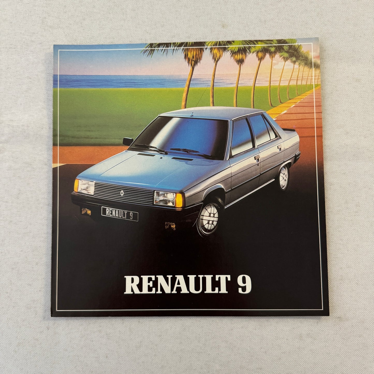 1982 Renault 9 Car Sales Brochure Catalog Advertising Vintage