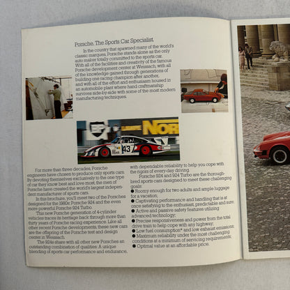 1980 Porsche 924 and 924 Turbo Sales Brochure Catalog Advertising