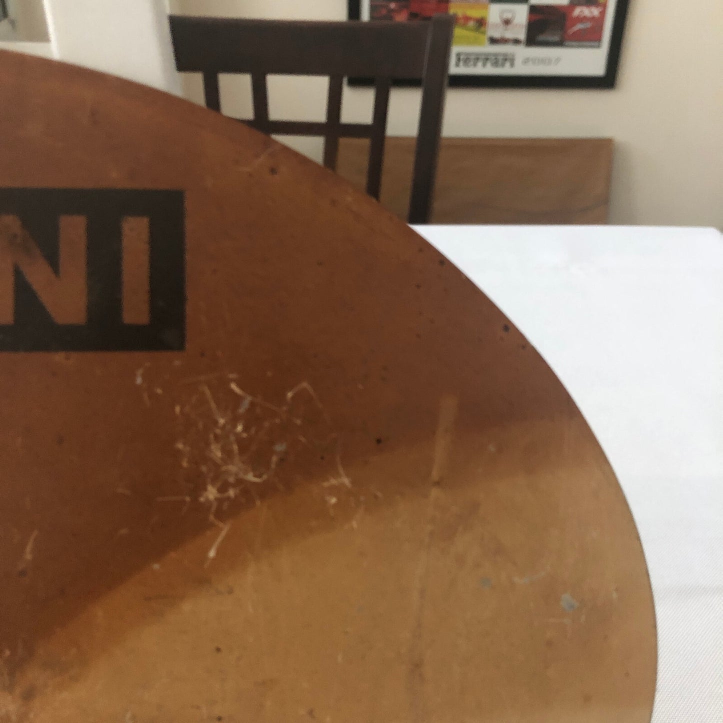 1966 Radio Rallye Car Rally Participant Plate w/ Martini Ad