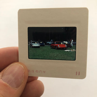 Porsche 911 Car Show 35mm Photo Slide Vintage 1981
