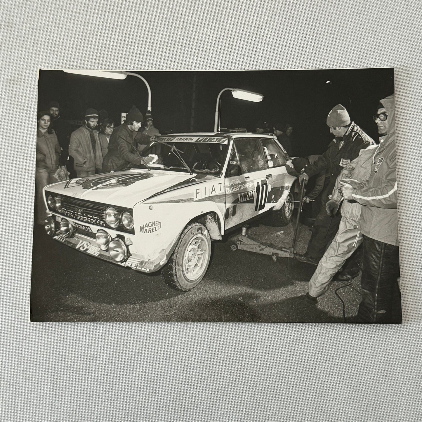 1980 Rallye Monte Carlo Press Photo Photograph DPPI Fiat Ritmo Abarth Car