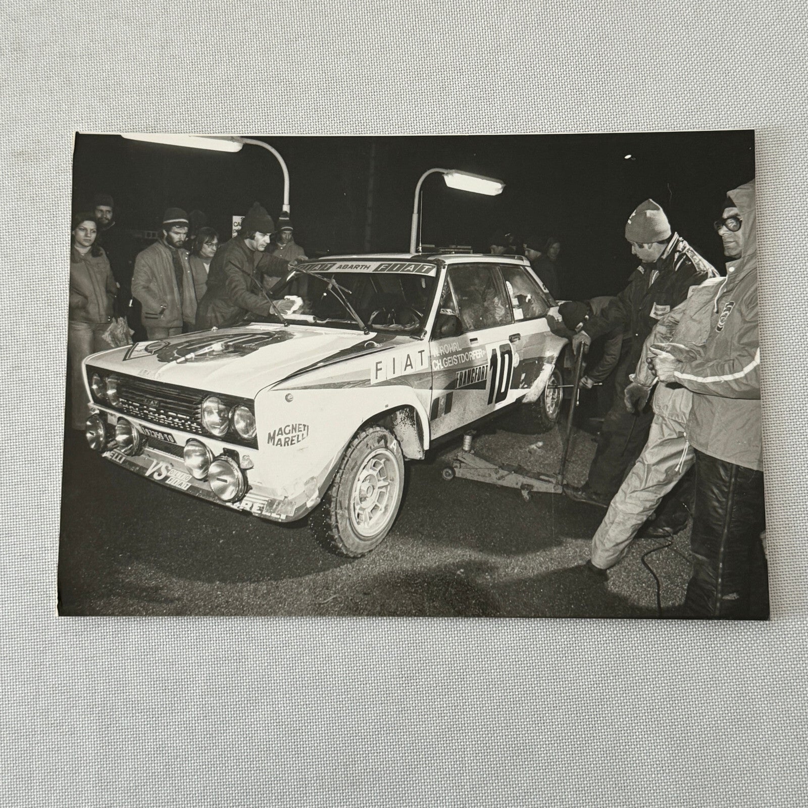 1980 Rallye Monte Carlo Press Photo Photograph DPPI Fiat Ritmo Abarth Car