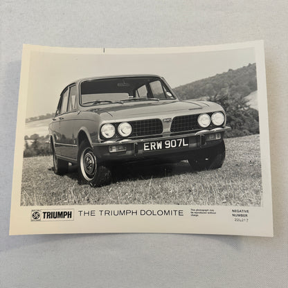 Triumph Dolomite Car Factory Press Photo Photograph Print 1973